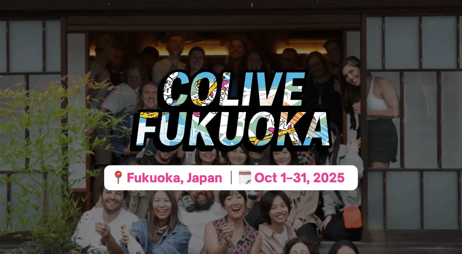 Colive Fukuoka 2025: Japan’s hottest nomad event returns this October